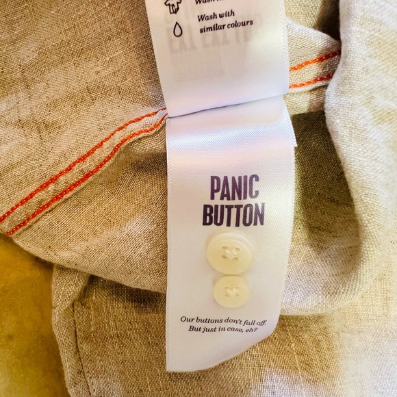 SPOKE-London Button Down Linen Shirt - Picture 8 of 8